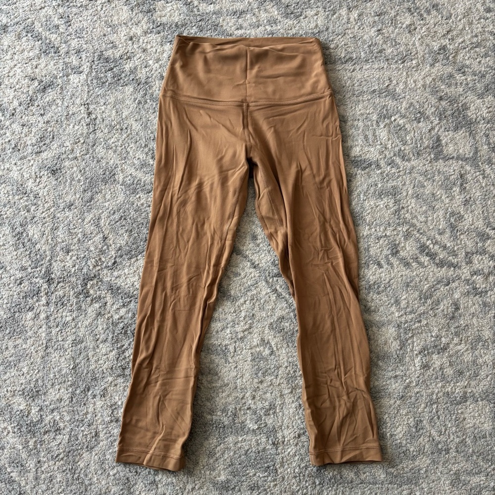 Lululemon Align 21” Saddle Brown Leggings- 4